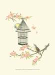 Small Birds on a Branch II by Nancy Slocum