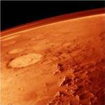 Smiley Face Crater on Mars