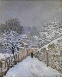 Snow at Louveciennes, France, 1878 by Alfred Sisley