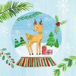 Snow Globe Animals I by Farida Zaman
