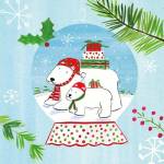 Snow Globe Animals II by Farida Zaman