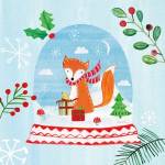 Snow Globe Animals III by Farida Zaman