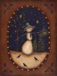 Snowman Lantern by Kim Lewis