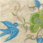 Songbird Fresco I by June Erica Vess