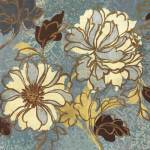Sophias Flowers I - Blue by Wild Apple Studio