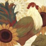 Spice Roosters I by Veronique Charron