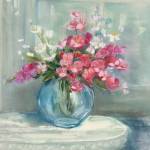 Spring Bouquet I Crop by Carol Rowan