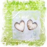 Spring Heart Collage by Andrea Haase