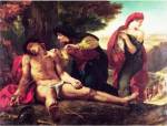 St. Sebastian, 1836 by Eugene Delacroix