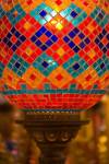 Stained Glass Lamp Vendor in Spice Market, Istanbul, Turkey by Darrell Gulin / Danita Delimont