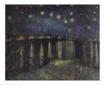 Starlight Over the Rhone, c.1891 by Vincent van Gogh