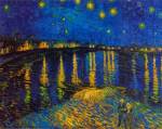 Starry Night over the Rhone, c.1888 by Vincent van Gogh