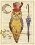 Steampunk Owl I by Elyse DeNeige