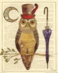Steampunk Owl I by Elyse DeNeige