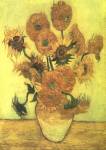 Still Life, Vase With Fifteen Sunflowers by Vincent van Gogh