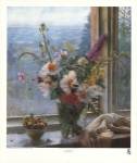 Still Life with Flowers & Chestnuts by Malcolm Milne
