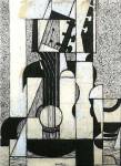 Still Life with Guitar by Juan Gris