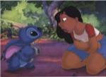 Stitch and Nani by Walt Disney