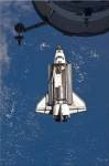 STS-135 Atlantis approaches the ISS