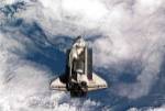 STS-135 Atlantis during the Rendezvous Pitch Maneuver
