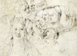 Studies of Heads by Hans Baldung Grien