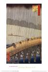 Sudden Shower (mini) by Utagawa Hiroshige