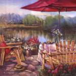 Summer Patio by Paul Mathenia