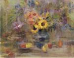 Sunflower Tapestry by Dawna Barton