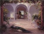 Sunlit Courtyard by Haibin