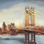 Sunny Manhattan Bridge by Marilyn Hageman