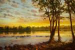 Sunrise On The Columbia by Steve Henderson