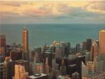 Sunset in Chicago by Jessica Levant