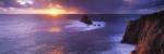 Sunset over the sea, Land's End, Cornwall, England by Panoramic Images