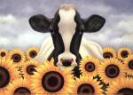 Surrounded by Sunflowers by Lowell Herrero