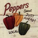 Sweet Peppers by David Carter Brown