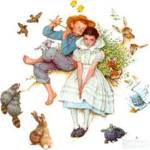 Sweet Song So Young by Norman Rockwell