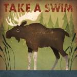 Take a Swim Moose by Ryan Fowler