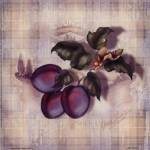 Tartan Fruit-Plum by Alma Lee