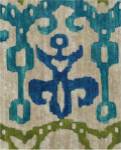 Teal Ikat III by Chariklia Zarris