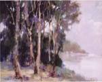 Ted Goerschner - Misty Morning Size 32x27 by Ted Goerschner