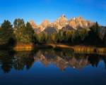 Teton Range and Snake River, Grand Teton National Park, Wyoming by Adam Jones / Danita Delimont