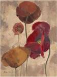 Textured Poppies II by Marietta Cohen