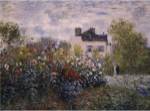 The Artist's Garden - Argenteuil by Claude Monet