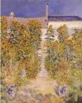 The Artist's Garden at Vetheuil by Claude Monet