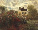 The Artist's Garden in Argenteuil by Claude Monet