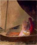 The Barque, c. 1902 by Odilon Redon