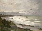The Beach at Sainte Adresse, 1867 by Claude Monet