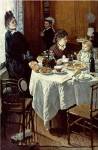 The Breakfast, 1868 by Claude Monet