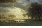 The Buffalo Trail, c.1867 by Albert Bierstadt