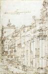 The Campo San Basso: The North Side with the Church by Canaletto